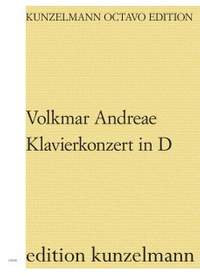 Andreae, Volkmar: Klavierkonzert in D