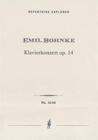 Bohnke, Emil: Piano Concerto Op. 14