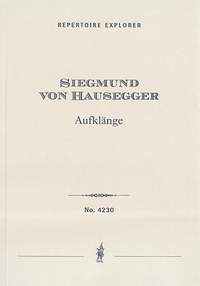 Hausegger, Siegmund von: Aufklänge for orchestra