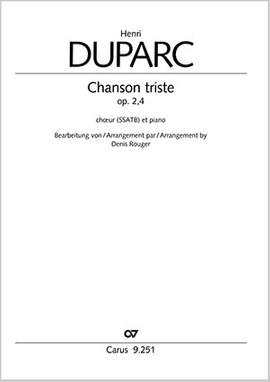 Duparc, Henri: Chanson triste in E flat major