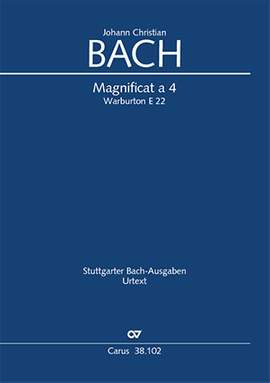 Bach, Johann Christian: Magnificat a 4, Warb E 22