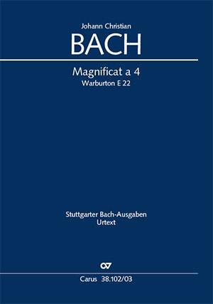 Bach, Johann Christian: Magnificat a 4, Warb E 22