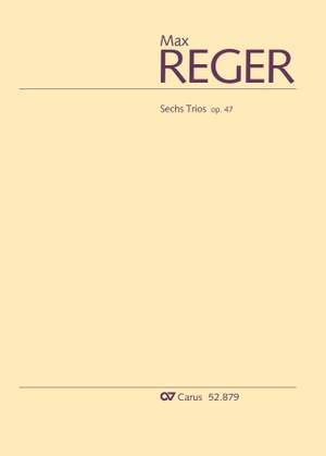 Reger, Max: Sechs Trios, op. 47