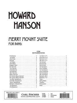 Hanson, H: Merry Mount Suite E minor