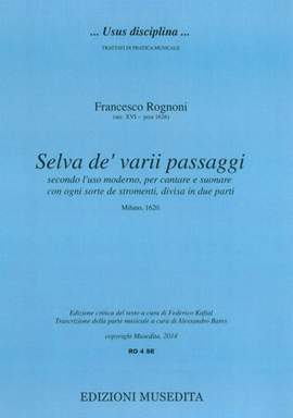 Francesco Rognoni: Selva De'Varii Passaggi