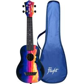 Flight: Elise Ecklund Travel Uke Bundle - Sunset