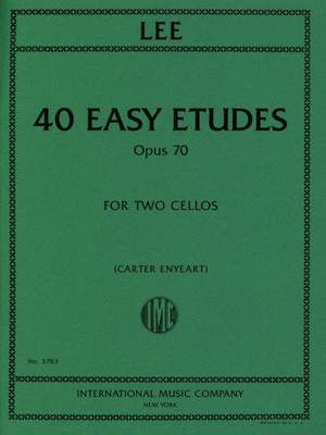 Lee, S: 40 Easy Etudes op. 70