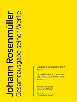 Rosenmueller, J: Laudate pueri Dominum V