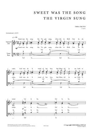 Brown, E: Sweet was the Song the Virgin Sung
