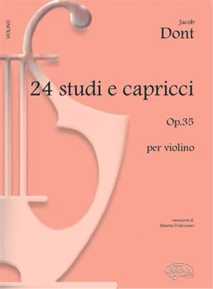 Jakob Dont: 24 Studi e Capricci Op35