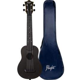 Flight: TUSL35 Long Neck ABS Travel Ukulele -Black