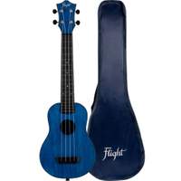 Flight: TUSL35 Long Neck Travel Ukulele -Dark Blue