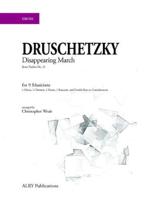 Georg Druschetzky: Disappearing March from Partita No. 21
