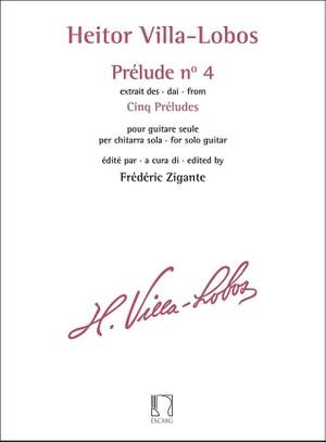 Heitor Villa-Lobos: Prélude n° 4 - extrait des Cinq Préludes