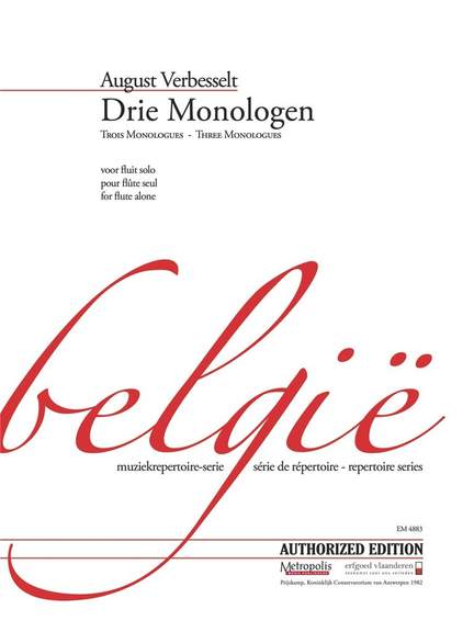 August Verbesselt: Drie Monologen