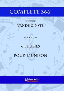Stéphane Vande Ginste: Complete 366' Book XXII Etudes