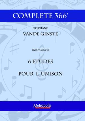 Stéphane Vande Ginste: Complete 366' Book XXII Etudes