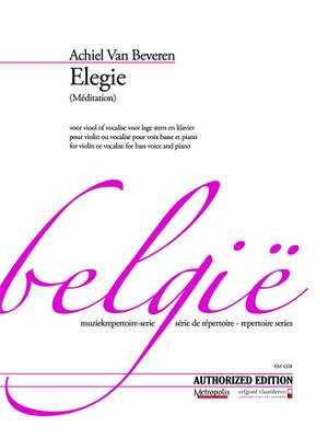Achiel van Beveren: Elegie