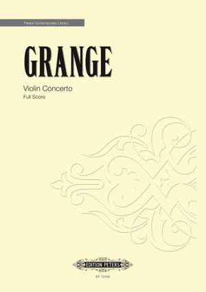 Philip Grange: Violin Concerto