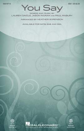 Jason Ingram_Lauren Daigle_Paul Mabury: You Say