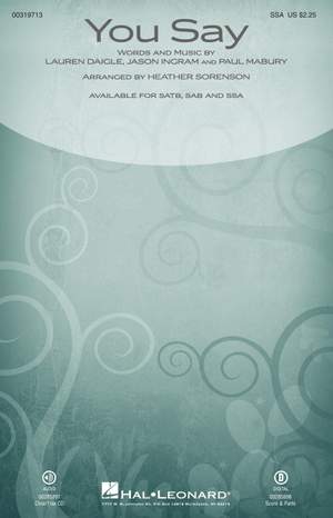 Jason Ingram_Lauren Daigle_Paul Mabury: You Say