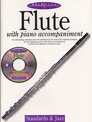 Solo Plus : Standard & Jazz Flute With Piano Acc.