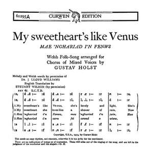 Gustav Holst: My Sweethearts Like Venus