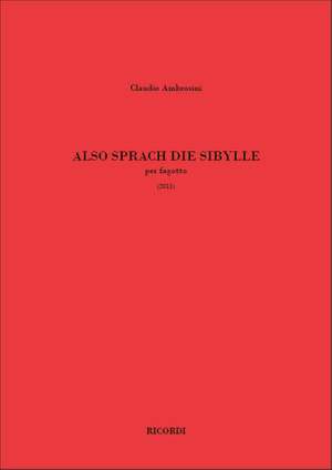 Claudio Ambrosini: Also Sprach die Sibylle