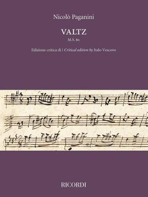 Niccolò Paganini: Valtz M.S. 80