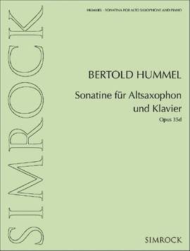 Hummel, B: Sonatine für Altsaxophon und Klavier op. 35d