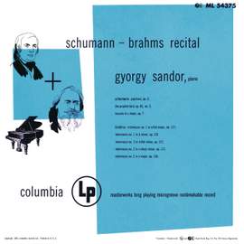 Sándor Plays Schumann & Brahms