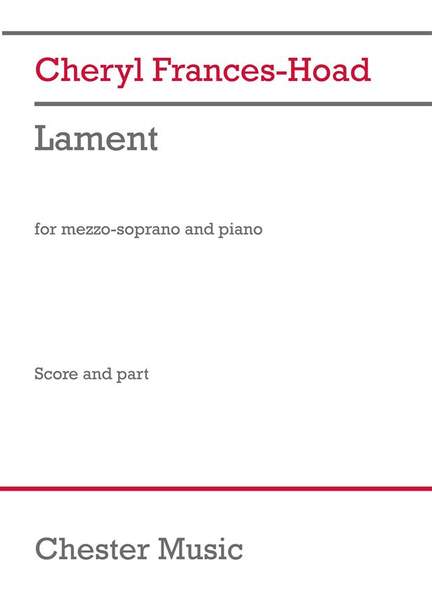 Cheryl Frances-Hoad: Lament
