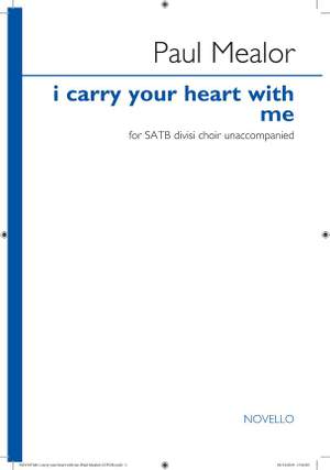 Paul Mealor: I carry your heart with me