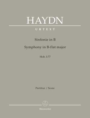 Haydn: Symphony in B-flat major Hob. I:77