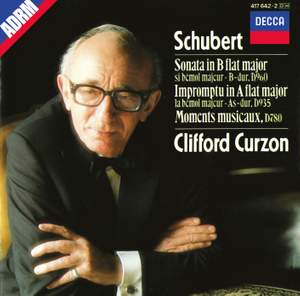 Schubert: Piano Sonata D960, Impromptu D935, Moments musicaux D780