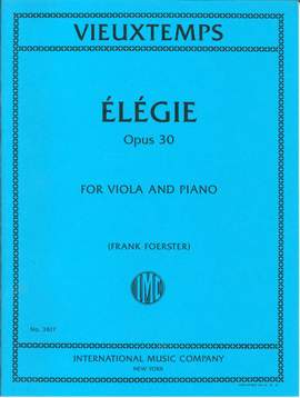 Henri Vieuxtemps: Elégie, Op. 30