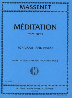 Jules Massenet: Méditation from Thaïs