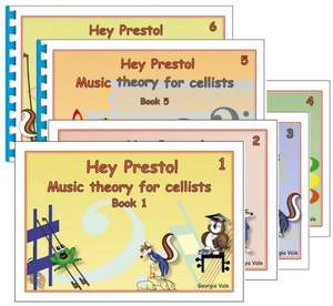 Hey Presto! Music Theory for Cellists Books 1-6