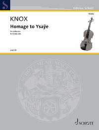 Knox, G: Homage to Ysaÿe