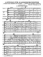 Tcherepnin, Alexander: Three Pieces for Chamber Orchestra, Op. 37 Product Image
