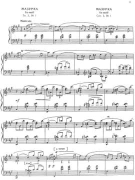 Kosenko, Viktor: 3 Mazurken & Minuet op. 2 for piano solo