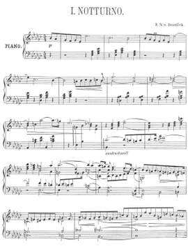 Reznicek, Emil Nikolaus von: Zwei Phantasiestücke (Notturno – Scherzo) for piano solo