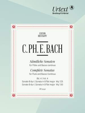 Bach, CPE: Complete Sonatas for Flute and Basso Continuo Volume 4