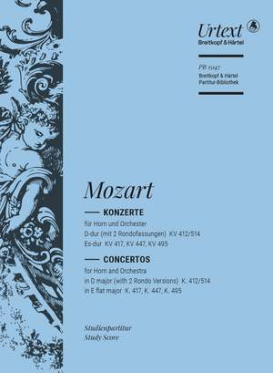 Mozart, Wolfgang Amadeus: Horn Concertos No. 1–4