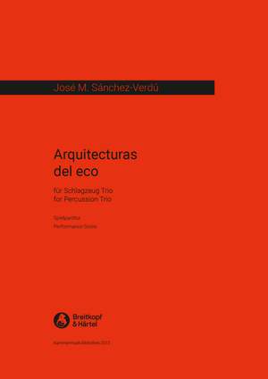 Sánchez-Verdú, José Maria: Arquitecturas del eco