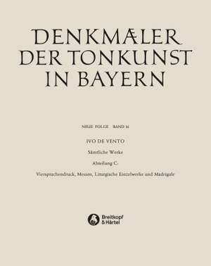 Denkmaeler der Tonkunst in Bayern (Neue Folge) Band 16