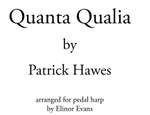 Patrick Hawes: Quanta Qualia For Pedal Harp Product Image