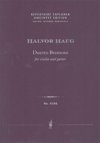Haug, Halvor: Duetto Bramoso for violin and guitar