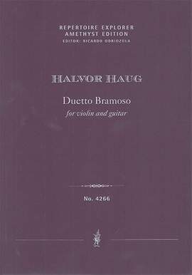 Haug, Halvor: Duetto Bramoso for violin and guitar