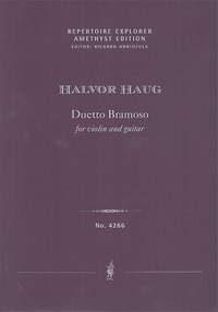 Haug, Halvor: Duetto Bramoso for violin and guitar